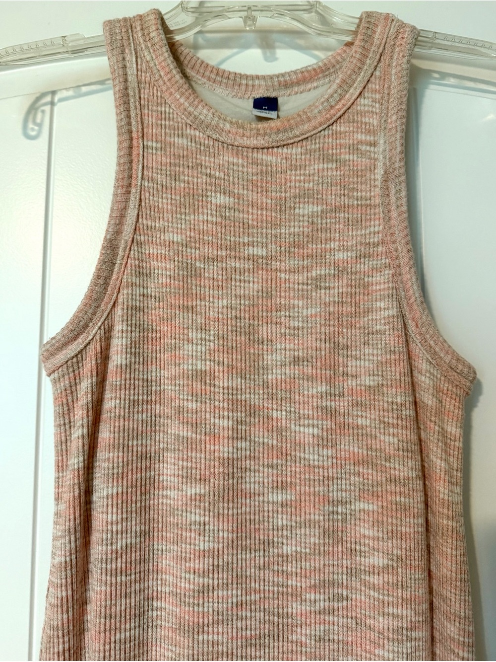 Old Navy Sleeveless Ribbed Maxi Dress in Pink Heather - Picture 4 of 5